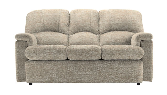 G Plan Chloe Small 3 Seater Sofa in Kampala Beige Fabric